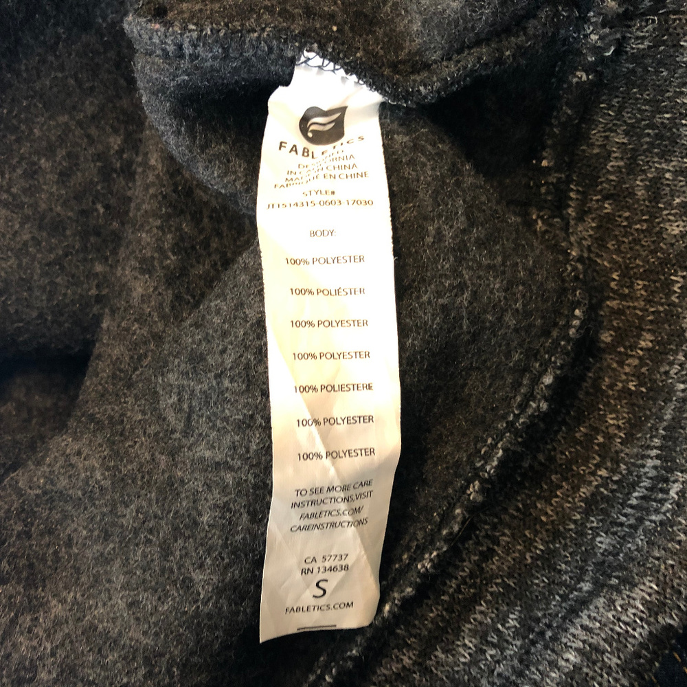 Fabletics Yukon Hodded Sweatshirt Dress KnitFit - Picture 8 of 8